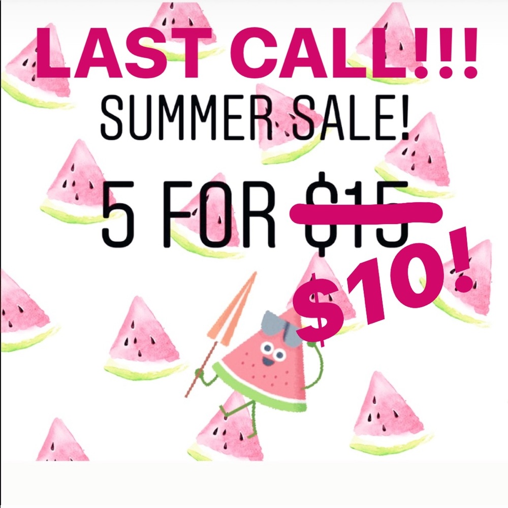 🍉 5for$10 Sale! JUNE DONATION!